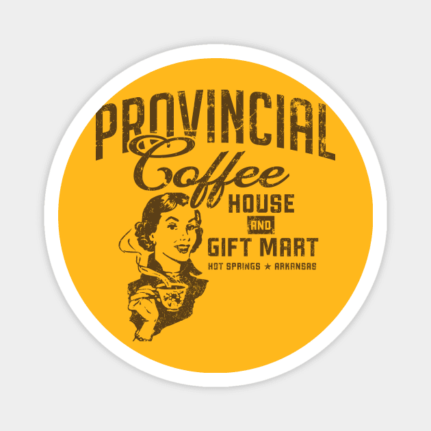 Provincial Coffee House Magnet by MindsparkCreative